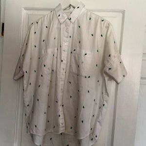 MADEWELL Short Sleeved Button Down Shirt